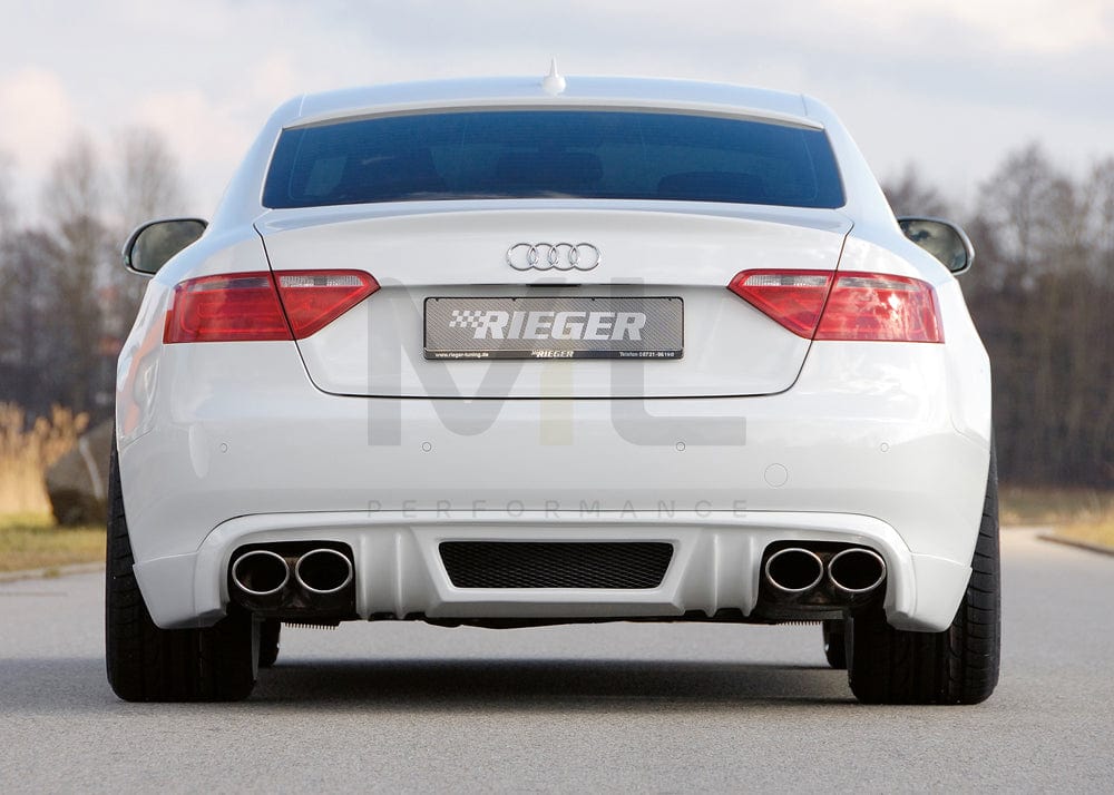 Rieger 00055426 Audi B8 B81 A5 Rear Diffuser 2 | ML Performance EU Car Parts
