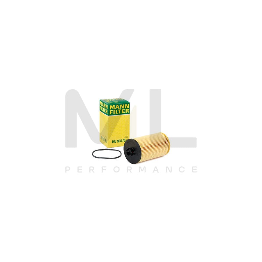 MANN-FILTER HU 931/5 x Oil Filter with seal, Filter Insert | ML Performance Car Parts