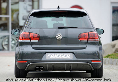Rieger 00059541 VW Mk6 Golf GTD Rear Diffuser 3 | ML Performance EU Car Parts