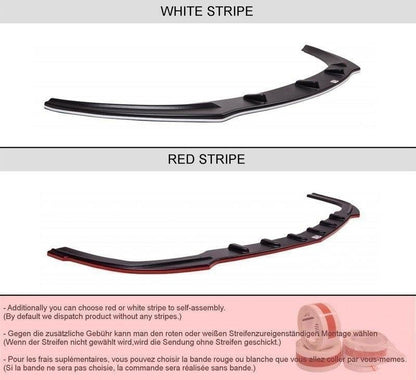 Maxton Design BMW Series 1 E81 / E87 (Standard Facelift Model) Front Splitter