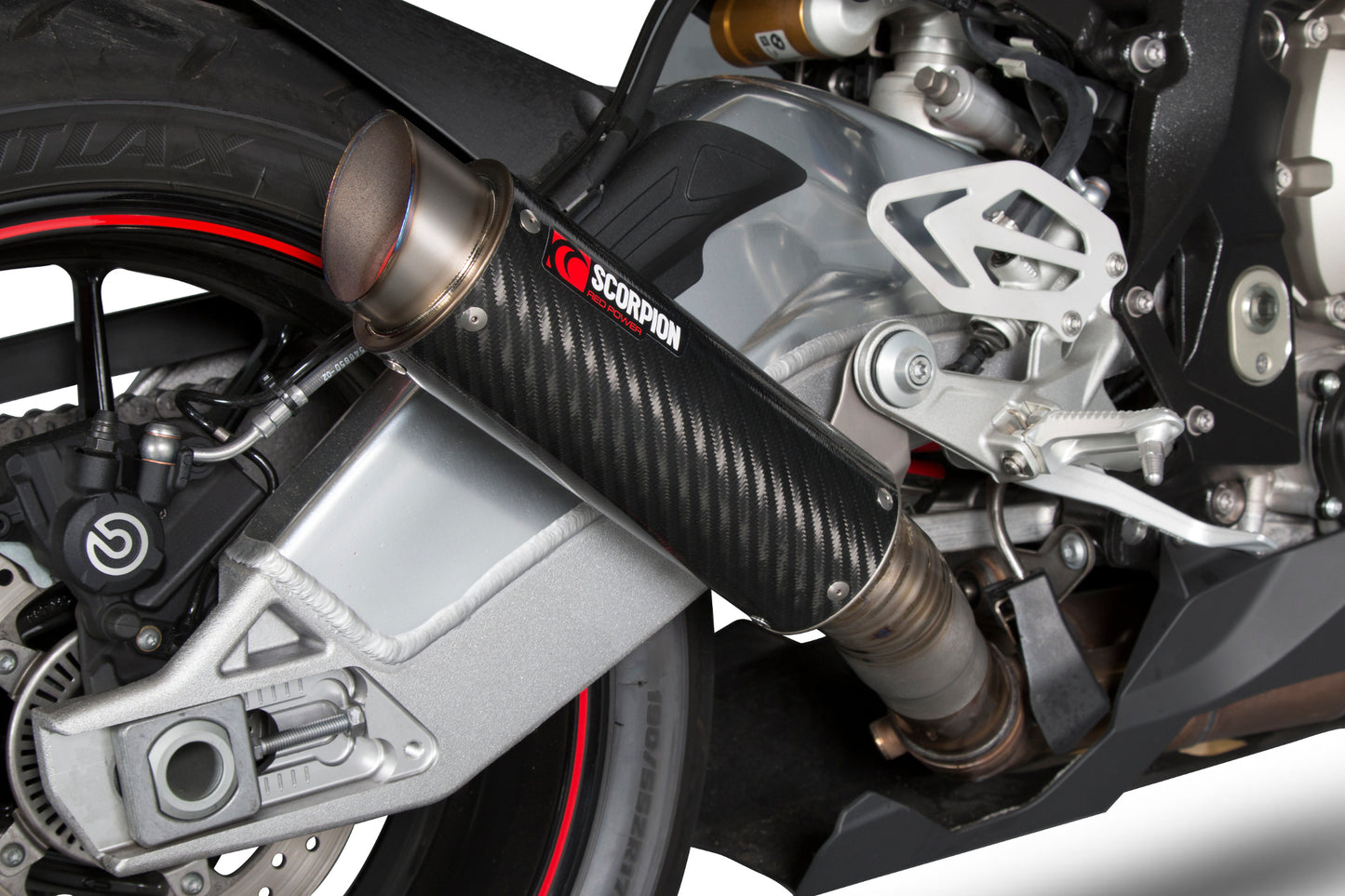 Scorpion BM1001CEM BMW S1000 RR Rp1-Gp Slip-On - Carbon Fibre Sleeve | ML Performance EU EU