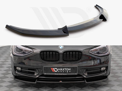 Maxton Design BM-1-F20-FD2T Front Splitter V.2 BMW 1 F20 (2011-2015) | ML Performance UK Car Parts
