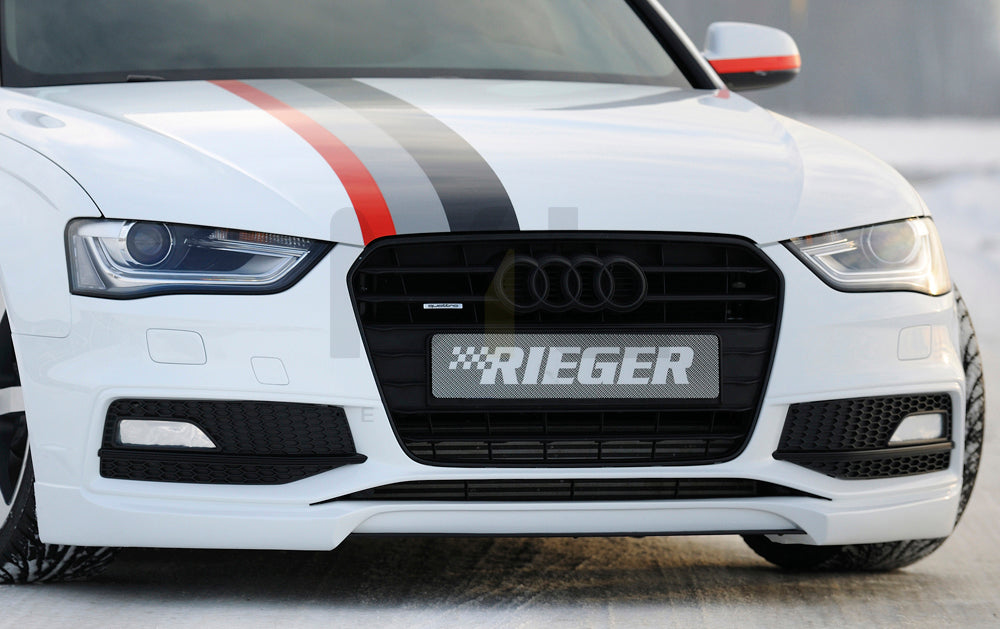 Rieger 00055538 Audi B8 B81 Front Splitter (A4 & S4) 1 | ML Performance EU Car Parts