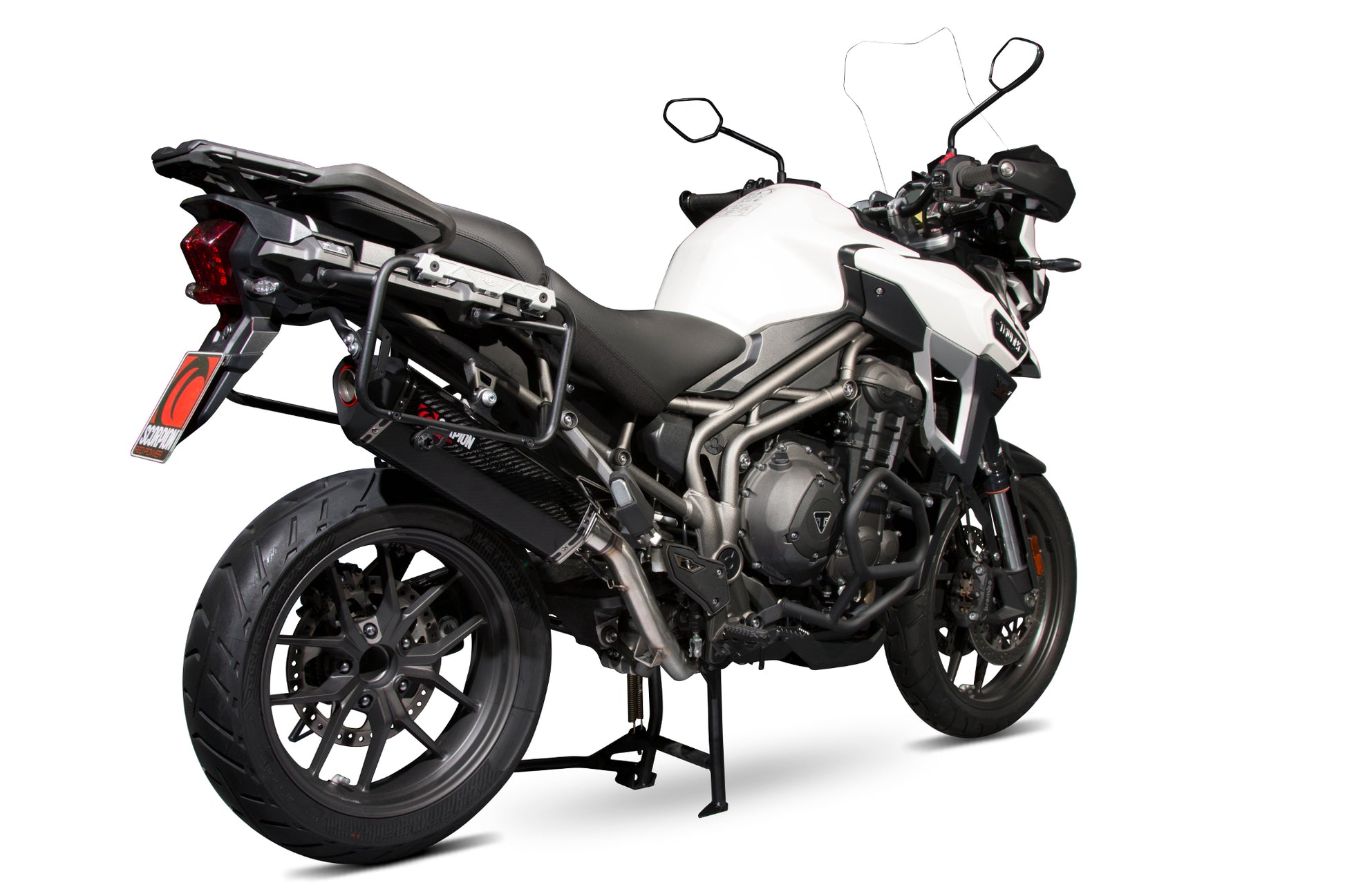 Scorpion RTR80CEO Triumph Tiger 1200 Explorer Serket Parallel Slip-On - Carbon Fibre Sleeve | ML Performance EU EU