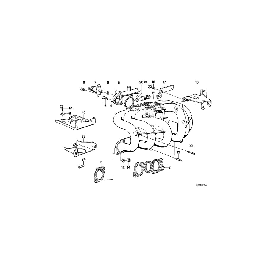 Genuine BMW 11611289210 E34 E30 Roadster Intake Manifold (Inc. 325ix, 525i & Z1) | ML Performance EU Car Parts
