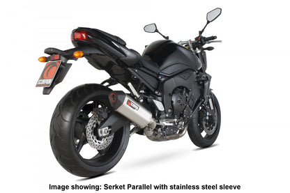 Scorpion RYA74TEO Yamaha Serket Parallel Slip-On - Titanium Sleeve (FZ1 / FZ1 S) | ML Performance EU EU