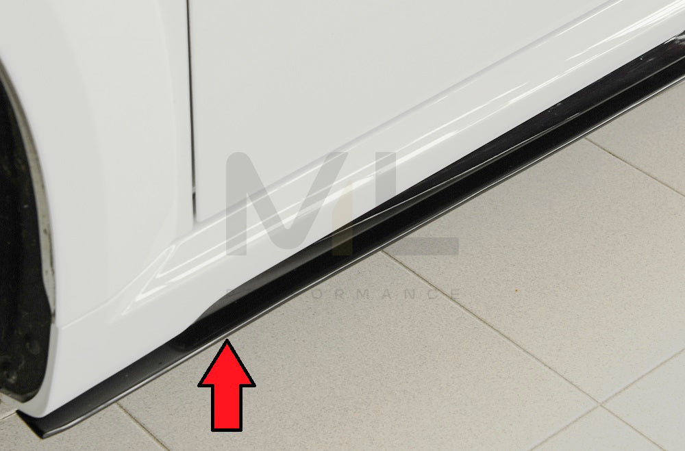 Rieger 00055181 Audi 8J-FV 8S Side Skirt Splitter (TT, TTS & TTRS) 8 | ML Performance EU Car Parts