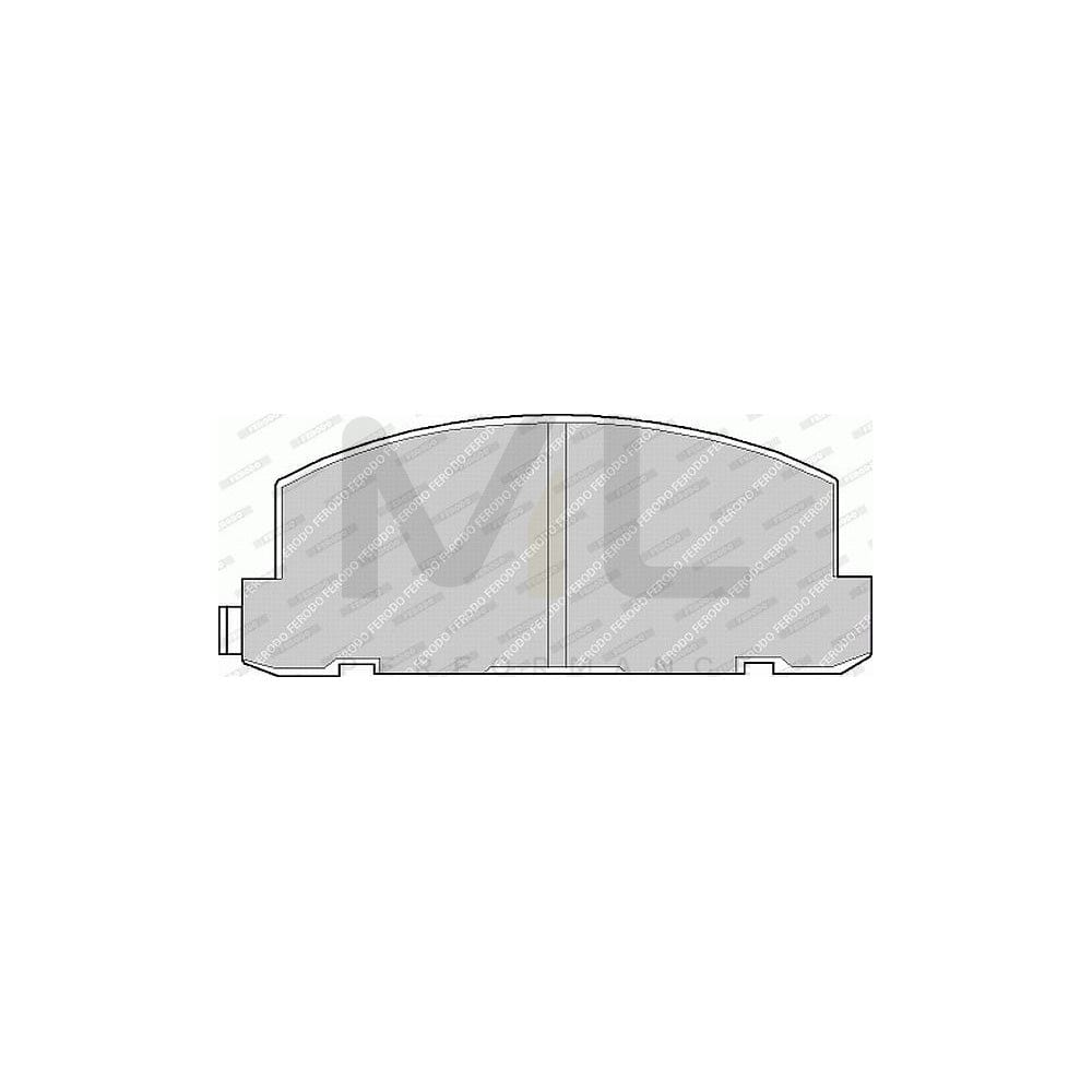 Ferodo Premier Fdb319 Brake Pad Set Not Prepared For Wear Indicator | ML Performance Car Parts