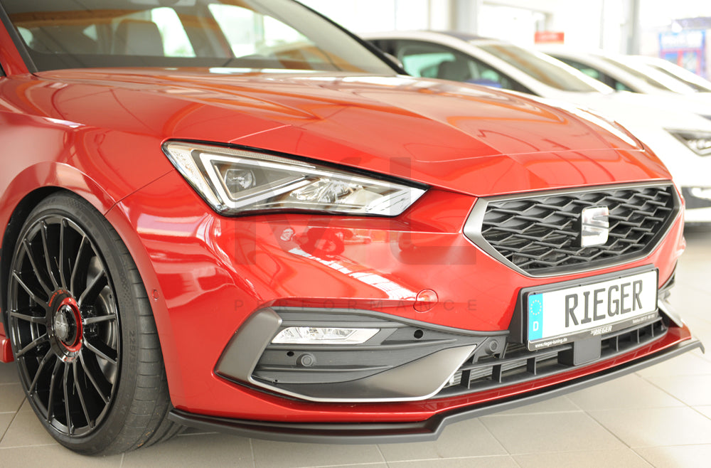 Rieger 00027050 SEAT Leon KL Front Splitter 5 | ML Performance EU Car Parts