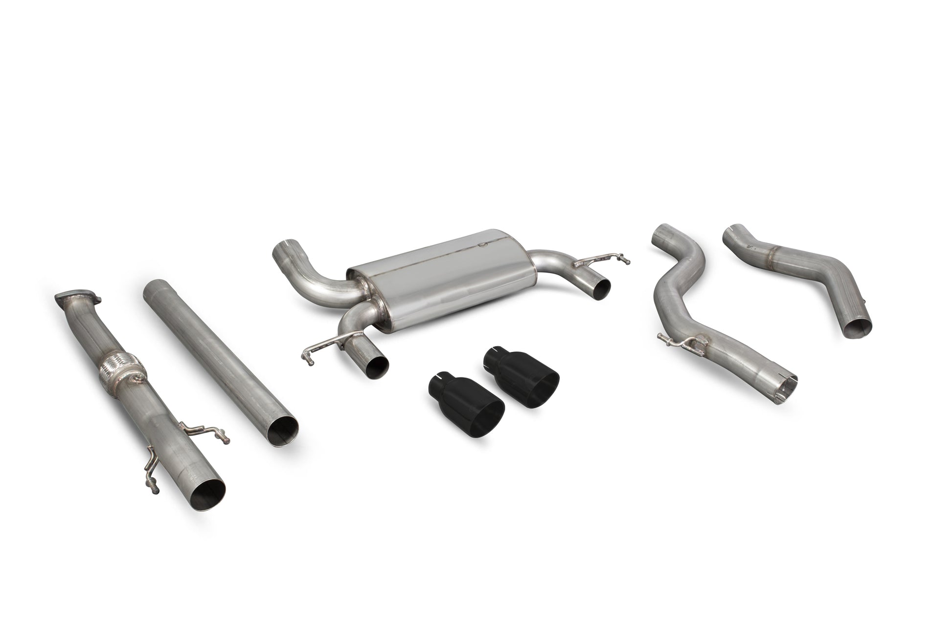 Scorpion SVXS064C Vauxhall Corsa E VXR Non-Resonated Cat-Back System | ML Performance EU EU