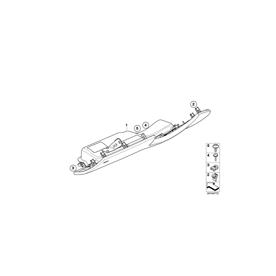 Genuine BMW 51458037726 E93 E93 Trim Panel, Knee Protector SCHWARZ (Inc.  & M3) | ML Performance EU Car Parts