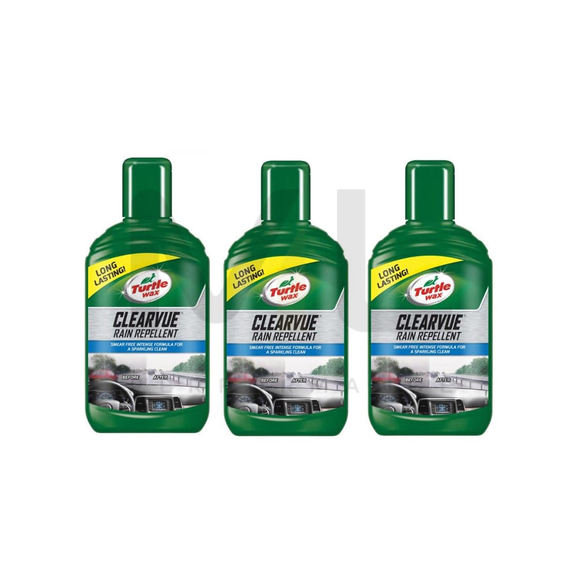 Turtle Wax Clearvue Rain Repellent 3 X 300 Ml