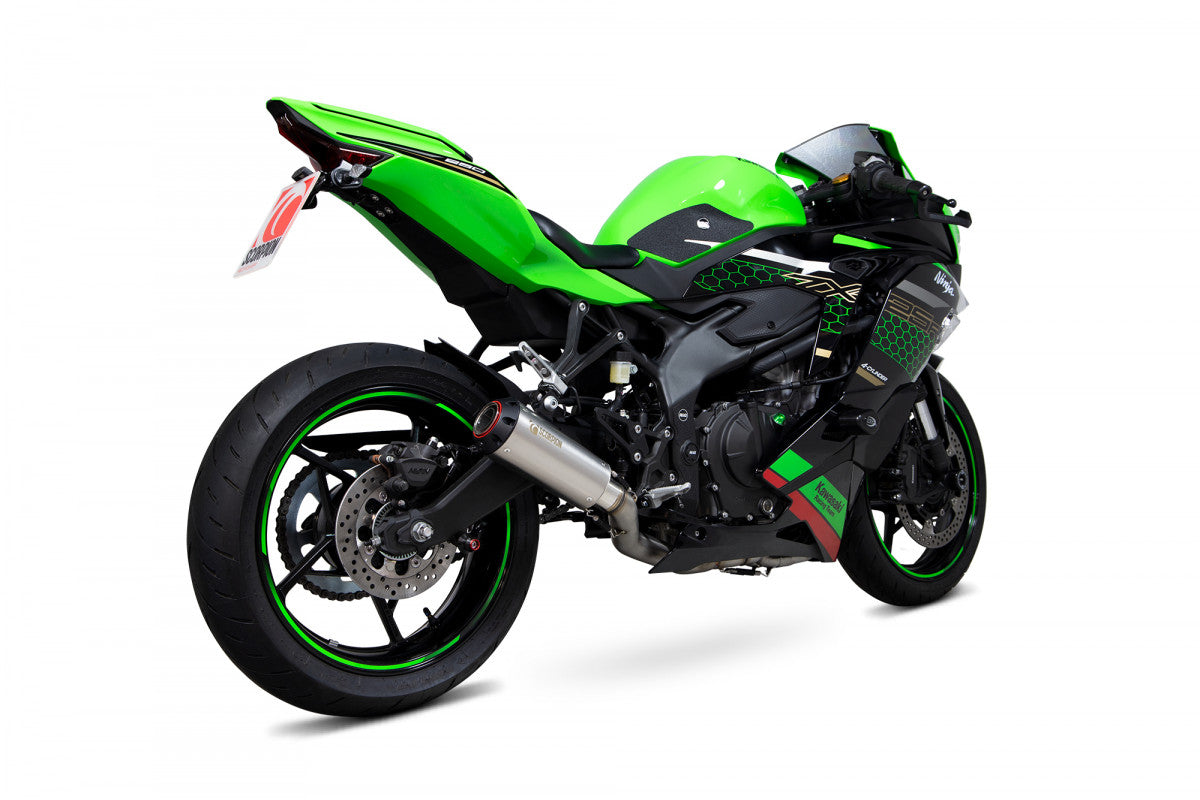 Scorpion PKA140SYSTEO Kawasaki Ninja ZX-25R Red Power Full System  - Titanium Sleeve | ML Performance EU EU