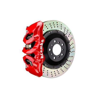 Brembo 1T1.9504A Ford Mustang Front GT 6-Pistons Drilled 2-piece Big Brake Kit 405x34mm