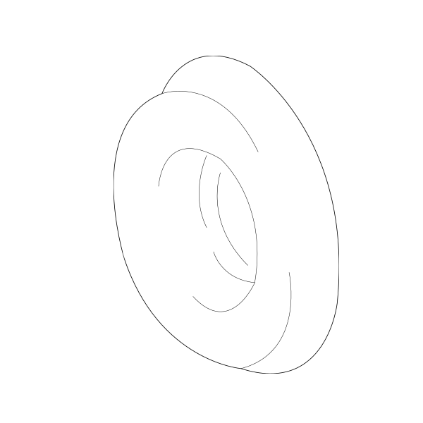 Genuine Lexus 16659-50022 LS Phase 3 No.2 Idler Pulley Cover