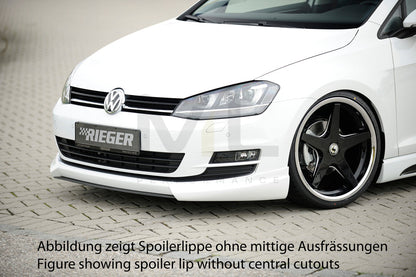Rieger 00059551 VW Mk7 Golf Front Splitter 1 | ML Performance EU Car Parts