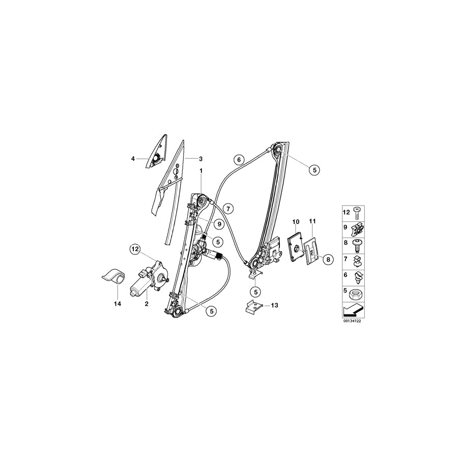 Genuine BMW 51337132834 E85 Adapter Plate (Inc. Z4 2.5i, Z4 3.0i & Z4 2.2i) | ML Performance EU Car Parts