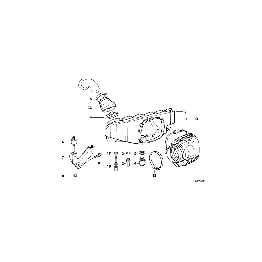 Genuine BMW 11611401116 E36 E36 Air Collector (Inc. M3 & Z3 M) | ML Performance EU Car Parts