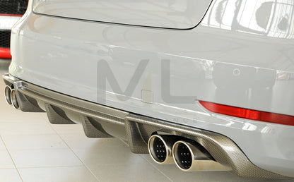 Rieger 00099368 Audi 8V A3 Rear Diffuser 7 | ML Performance EU Car Parts