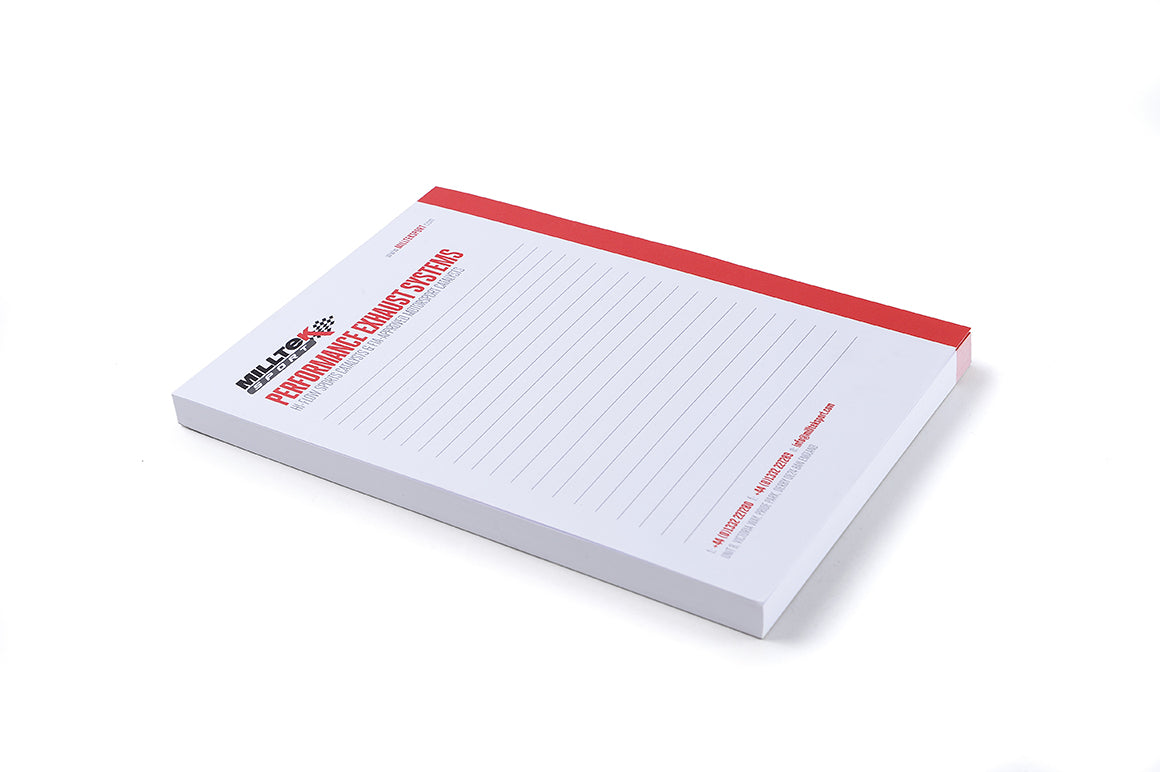 MillTek SSXMKT105 Milltek Sport Milltek Sport Pack of 3 Branded A5 Notepads
