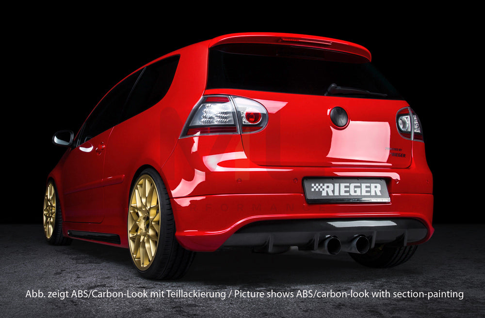 Rieger 00059411 VW Mk5 Golf Rear Diffuser 2 | ML Performance EU Car Parts