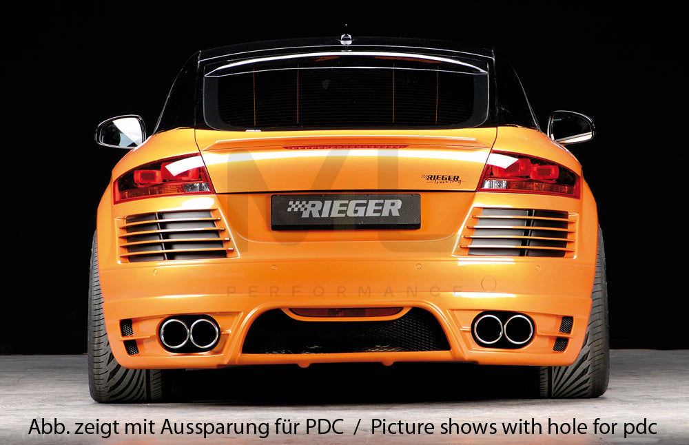 Rieger 00055157 Audi 8J TT Rear Bumper 7 | ML Performance EU Car Parts