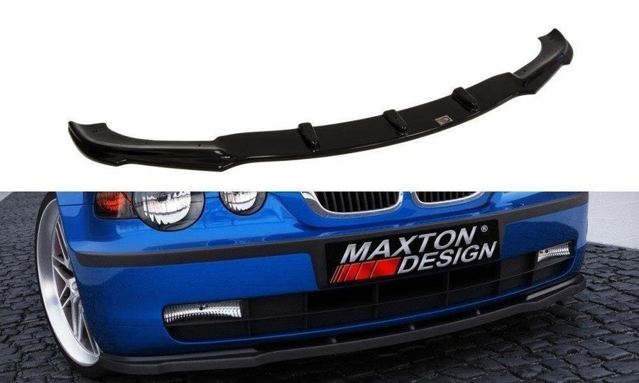 Maxton Design BM-3-46-CT-FD1T Front Splitter BMW Series 3 E46 Compact | ML Performance UK Car Parts
