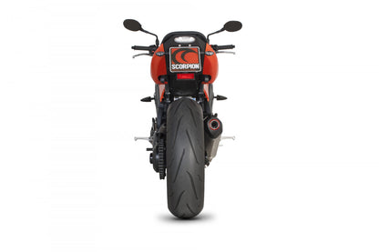 Scorpion RTR66SESEO Triumph Speed Triple 1050 Serket Taper Slip-On - Brushed Stainless Steel Sleeve | ML Performance EU EU