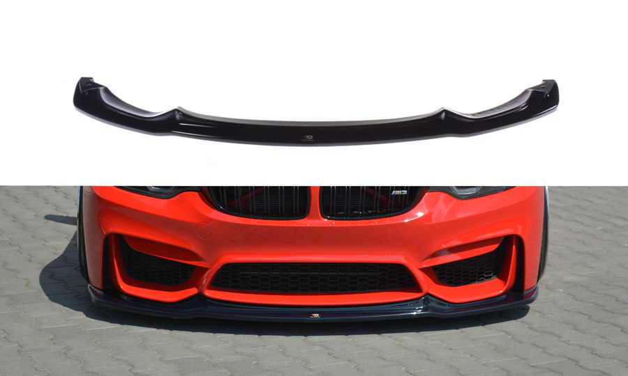Maxton Design BM-3-80-M-FD1T Front Splitter V.1 BMW M3 F80 | ML Performance UK Car Parts