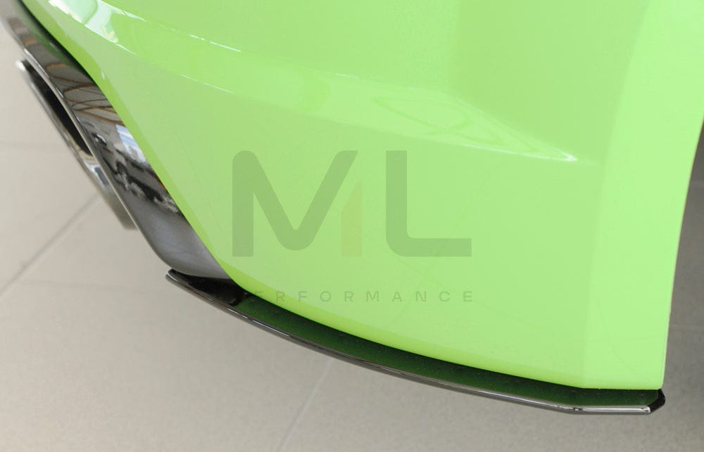 Rieger 00055174 Audi 8J 8J1-FV 8S TTRS Rear Side Splitter 6 | ML Performance EU Car Parts