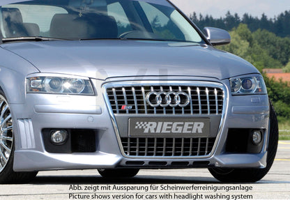 Rieger 00056750 Audi 8P A3 Front Bumper - R-Frame 1 | ML Performance EU Car Parts