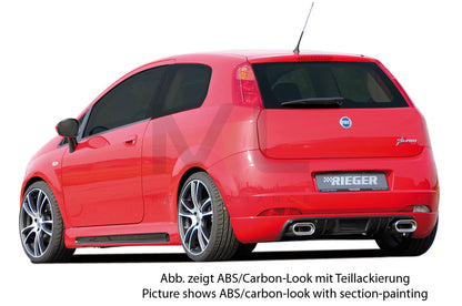 Rieger 00056048 Fiat Grande Punto (199) Rear Diffuser 2 | ML Performance EU Car Parts