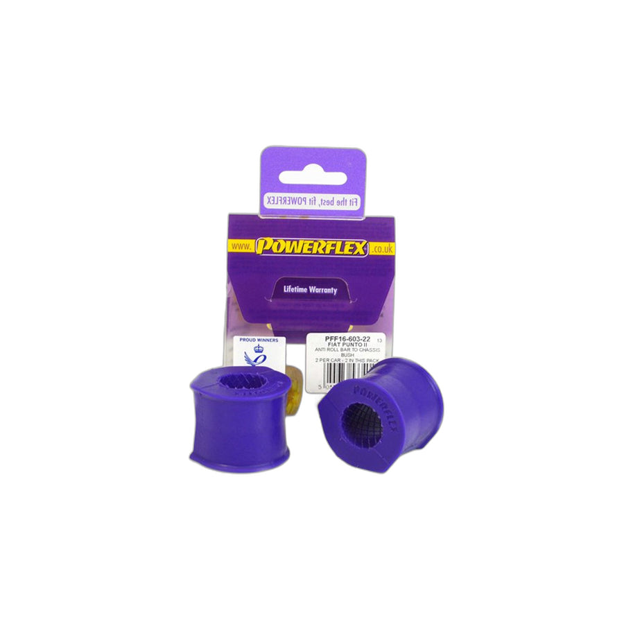 Powerflex PFF16-603-22 Lancia Fiat Front Anti Roll Bar To Chassis Bush 22mm (Inc. Delta & Punto) | ML Performance EU Car Parts