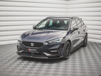 Maxton Design Seat Leon Fr MK4 (2020-) Front Splitter V3