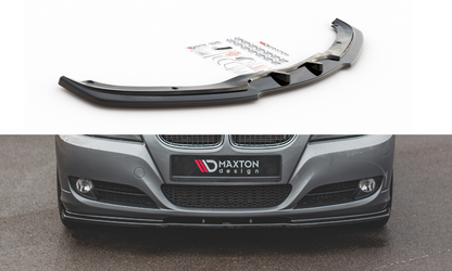 Maxton Design BM-3-91-FD1T Front Splitter V.2 BMW Series 3 E90 / E91 (Facelift) | ML Performance UK Car Parts