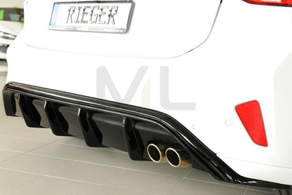 Rieger 00088193 Ford DEH Focus 4 Rear Diffuser (Inc. Focus 4 ST) 2 | ML Performance EU Car Parts