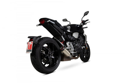 Scorpion PHA187TEO Honda CB1000 R Red Power Slip-On - Titanium Sleeve | ML Performance EU EU