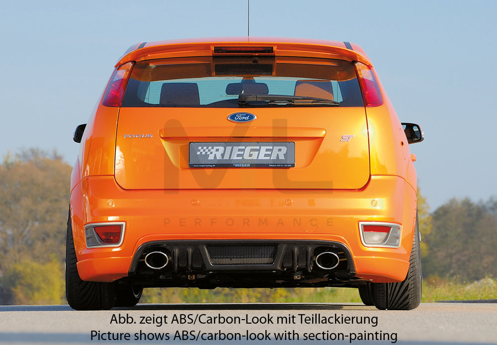 Rieger 00034148 Ford Focus 2 ST Rear Diffuser 2 | ML Performance EU Car Parts