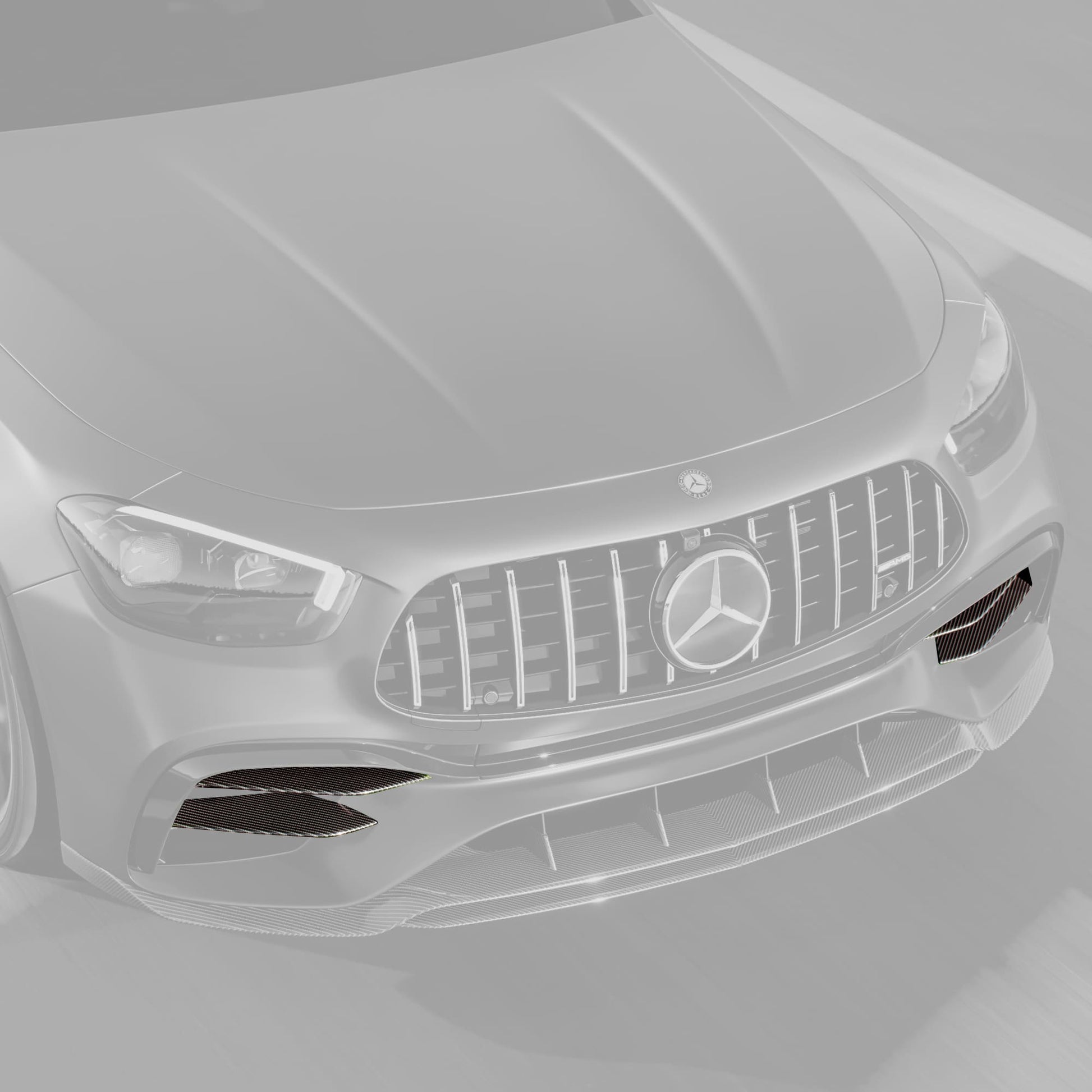 MANHART CARBON FRONT BUMPER INSERTS FOR MERCEDES-AMG E 63 (S)