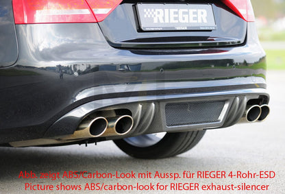 Rieger 00055441 Audi B8 B81 A5 Rear Diffuser 3 | ML Performance EU Car Parts