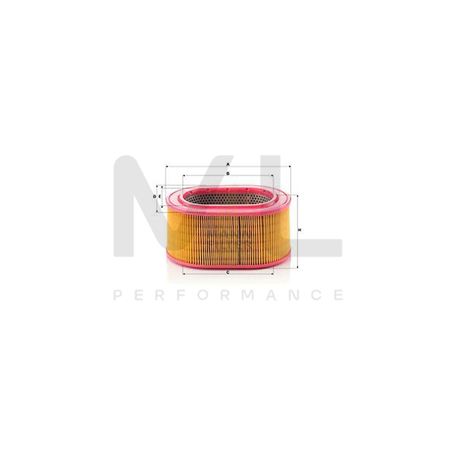 MANN-FILTER C 2596 Air Filter Filter Insert | ML Performance Car Parts
