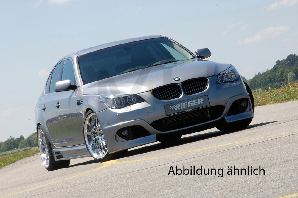 Rieger 00053612 BMW 5 Series E60 E61 Front Bumper 2 | ML Performance EU Car Parts