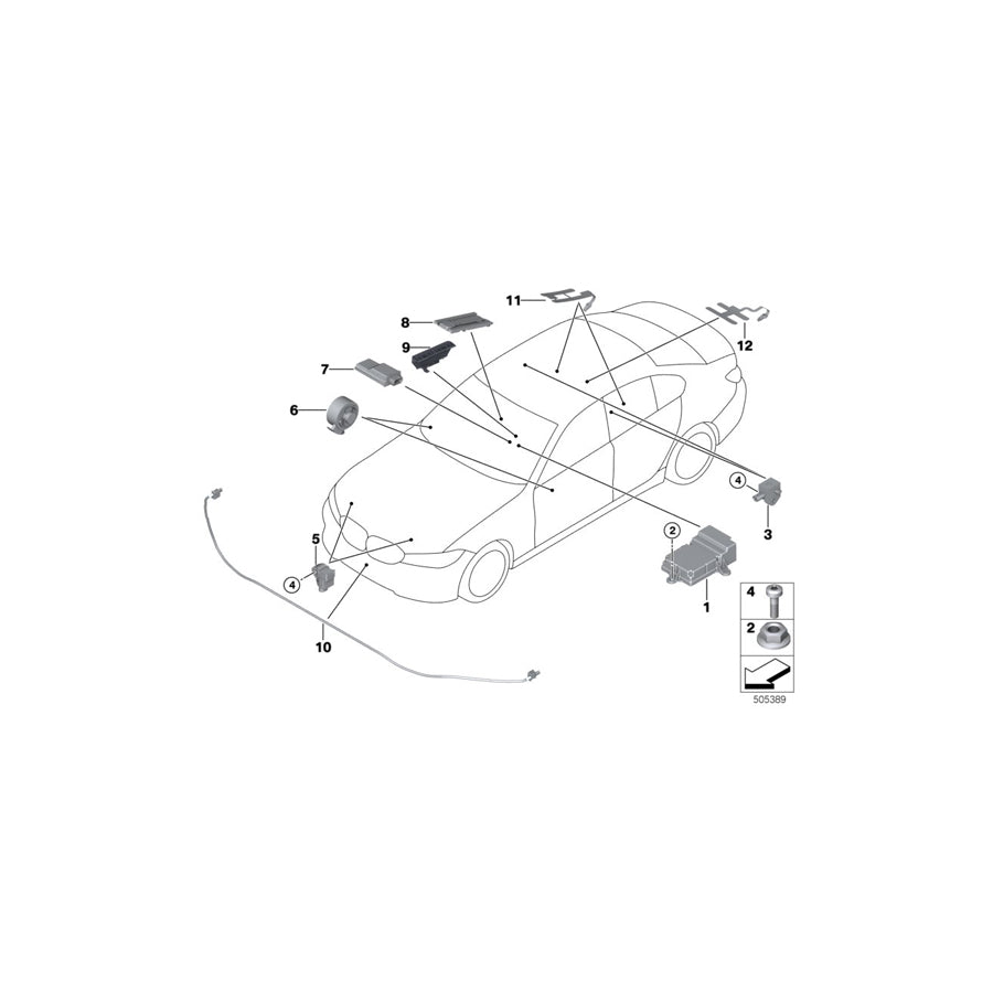 Genuine BMW 65779476856 G21 G20 G29 Control Unit Airbag (Inc. Z4 20i, 320i & 318d) | ML Performance EU Car Parts