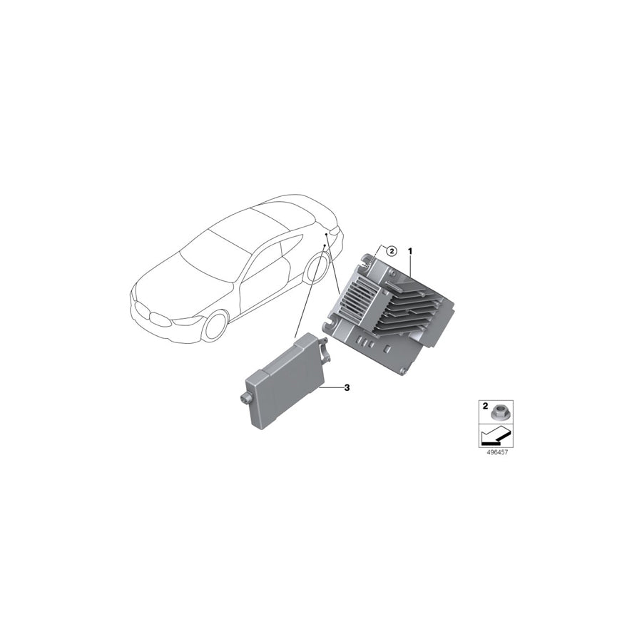 Genuine BMW 65128792114 F92 G05 G29 Ci Plus Module - Tv Map (Inc. X3 20iX, X5 50iX & 330dX) | ML Performance EU Car Parts