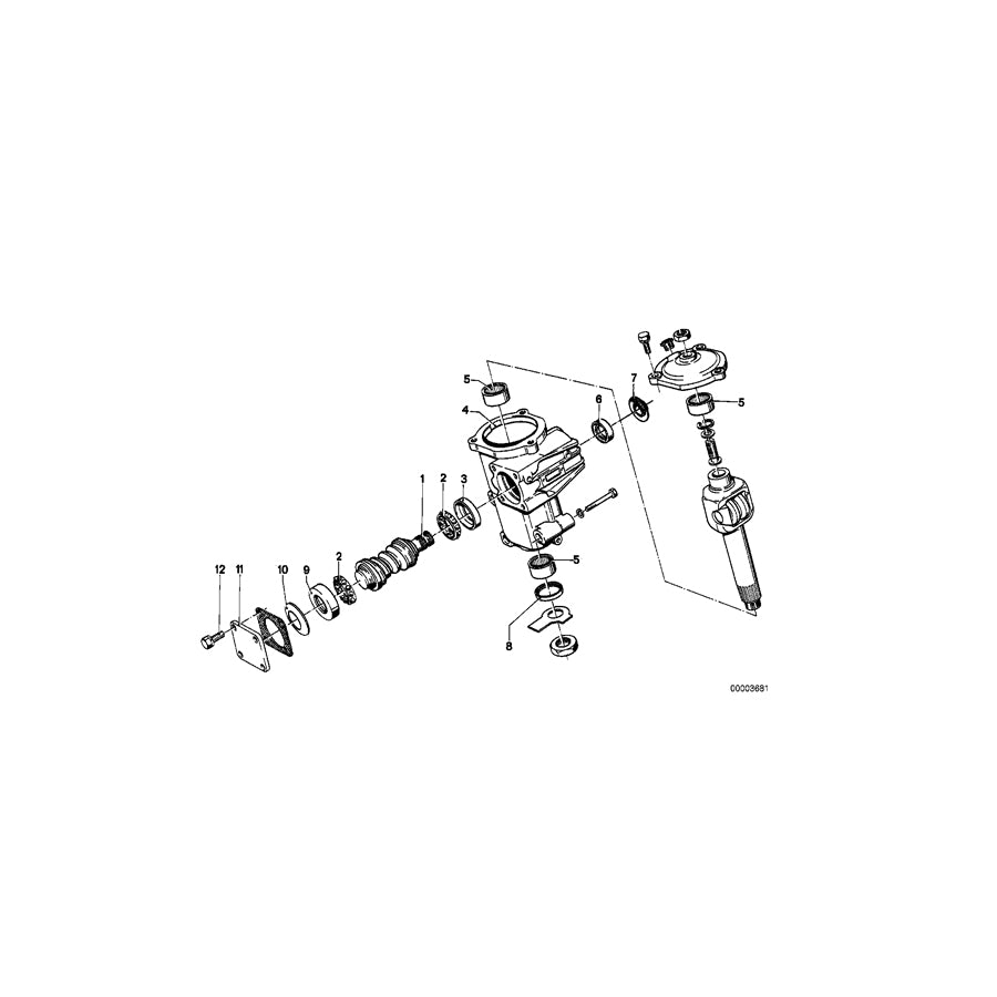 Genuine BMW 32111104719 E12 E28 Shaft Seal (Inc. 518, 3.0SBav & 2.8L) | ML Performance EU Car Parts