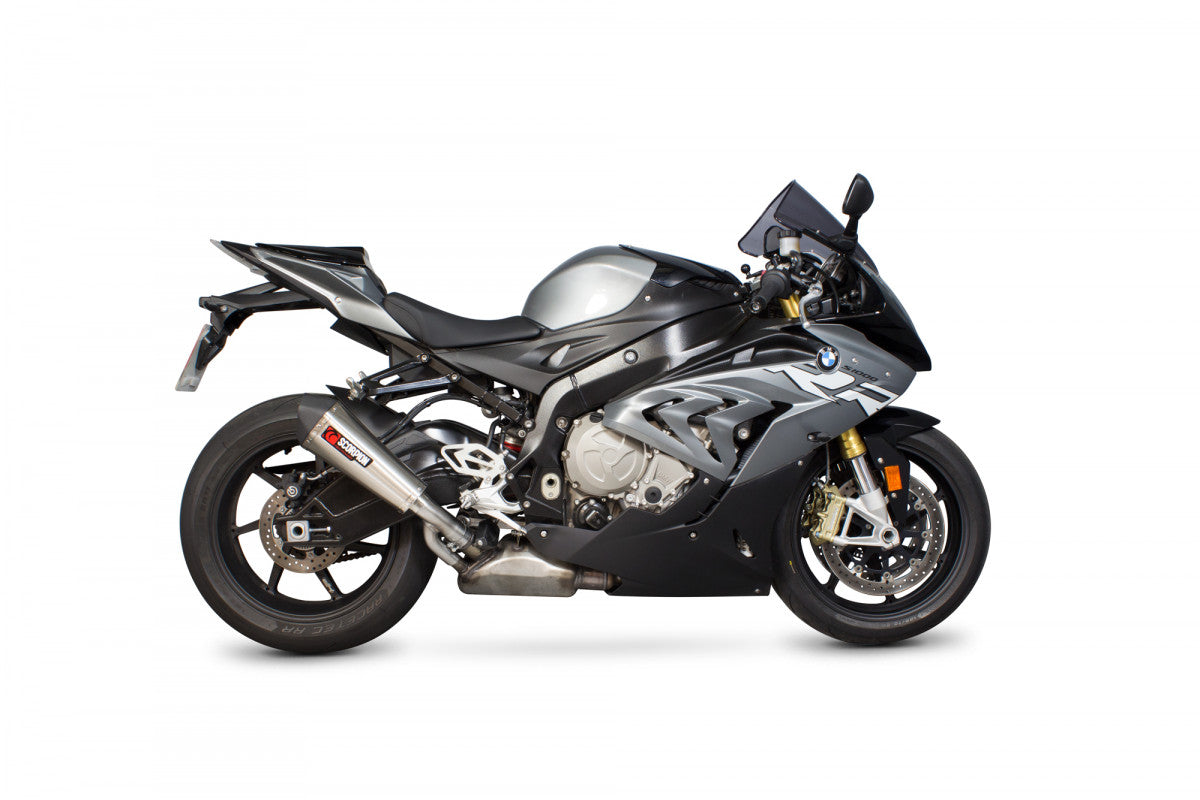 Scorpion RBM77SEO BMW S1000 RR Serket Taper Slip-On - Brushed Stainless Steel Sleeve | ML Performance EU EU