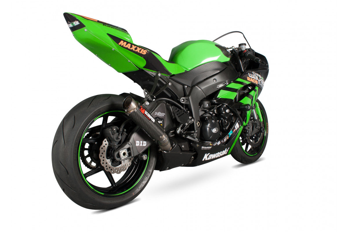 Scorpion KA1001CEM Kawasaki Ninja ZX-6R Rp1-Gp Slip-On - Carbon Fibre Sleeve | ML Performance EU EU