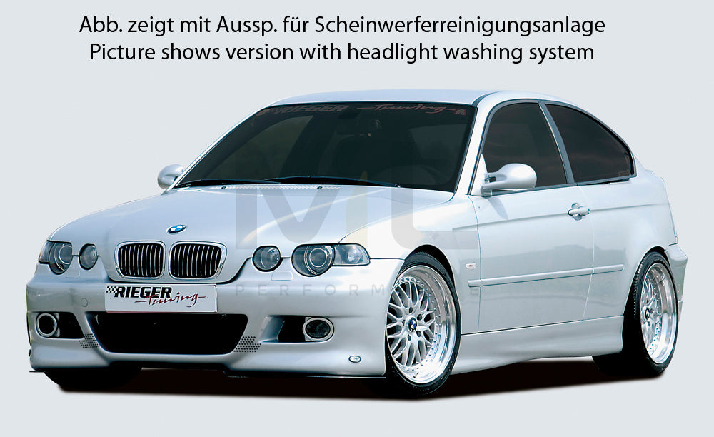 Rieger 00050302 BMW 3 Series E46 Front Bumper 2 | ML Performance EU Car Parts