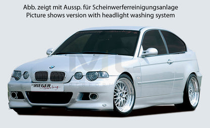 Rieger 00050302 BMW 3 Series E46 Front Bumper 2 | ML Performance EU Car Parts