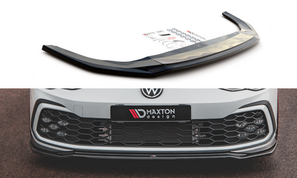 Maxton Design VW-GO-8-GTI-FD4T Front Splitter V.4 Volkswagen Golf GTI / R-Line MK8 | ML Performance EU Car Parts